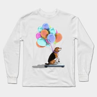 Cheating Beagle Long Sleeve T-Shirt